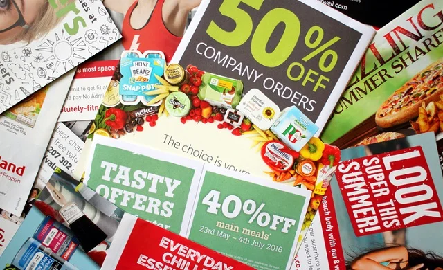 Collection of direct mail flyers