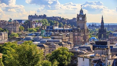 Edinburgh city by day