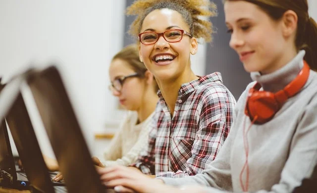 women coding