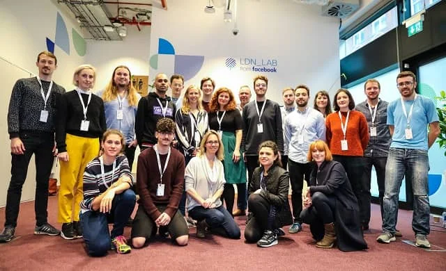 Seven start-ups are part of the first wave of businesses to benefit from a 12 week mentoring programme at Facebook LDN_LAB
