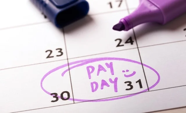 waiting for pay day