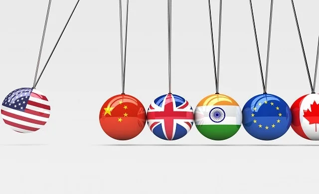 Countries-flags-global-economy