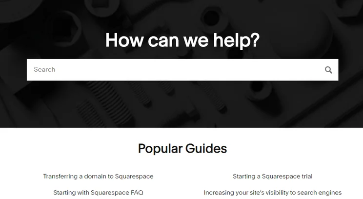 Squarespace support