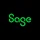 The word "Sage" in green letters on a black background.