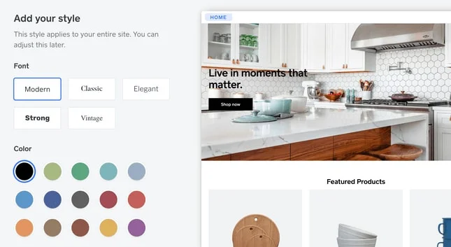 square online website ordering systems