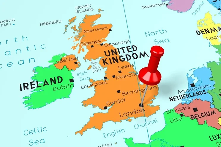 Map of UK