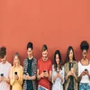 people on phones