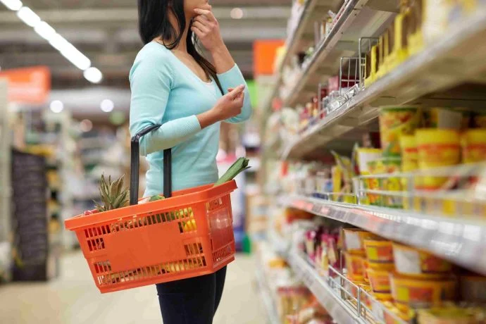 person food shopping