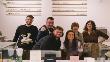 Fair Shot team at HQ in Covent Garden