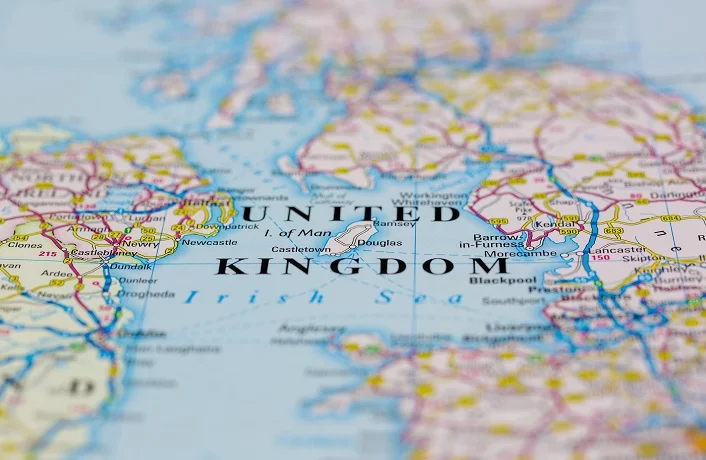Map of UK