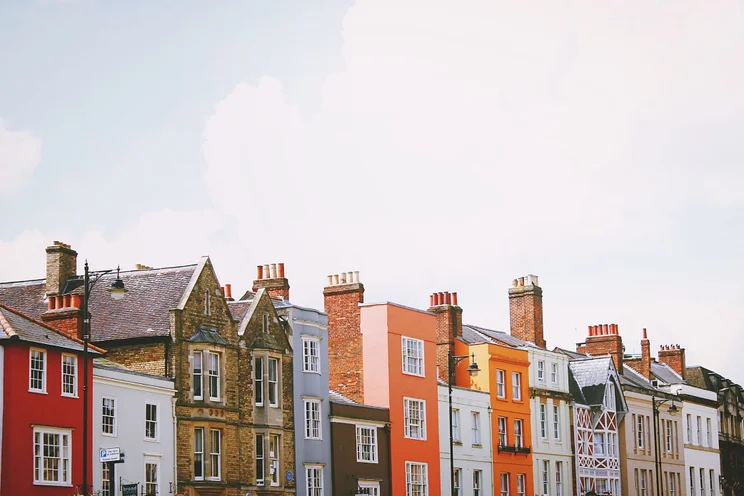 A row of houses