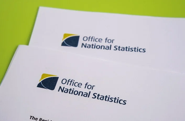 Genuine letters from Office for National Statistics (ONS) invinting to take part in some survey. Stafford, United Kingdom, July 18 2021.
