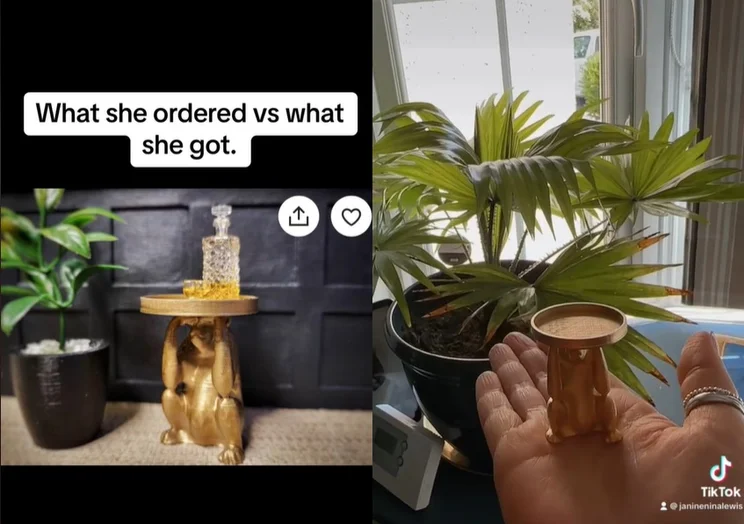 Temu table - expectations vs reality