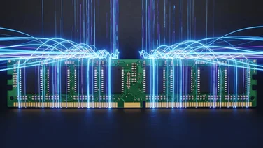An image of a memory chip