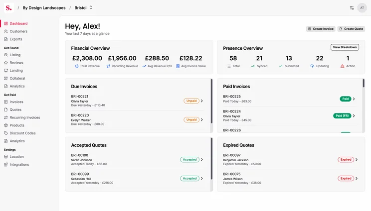 Keep on top of your finances by tracking which invoices have been paid with the Startups Business Toolkit