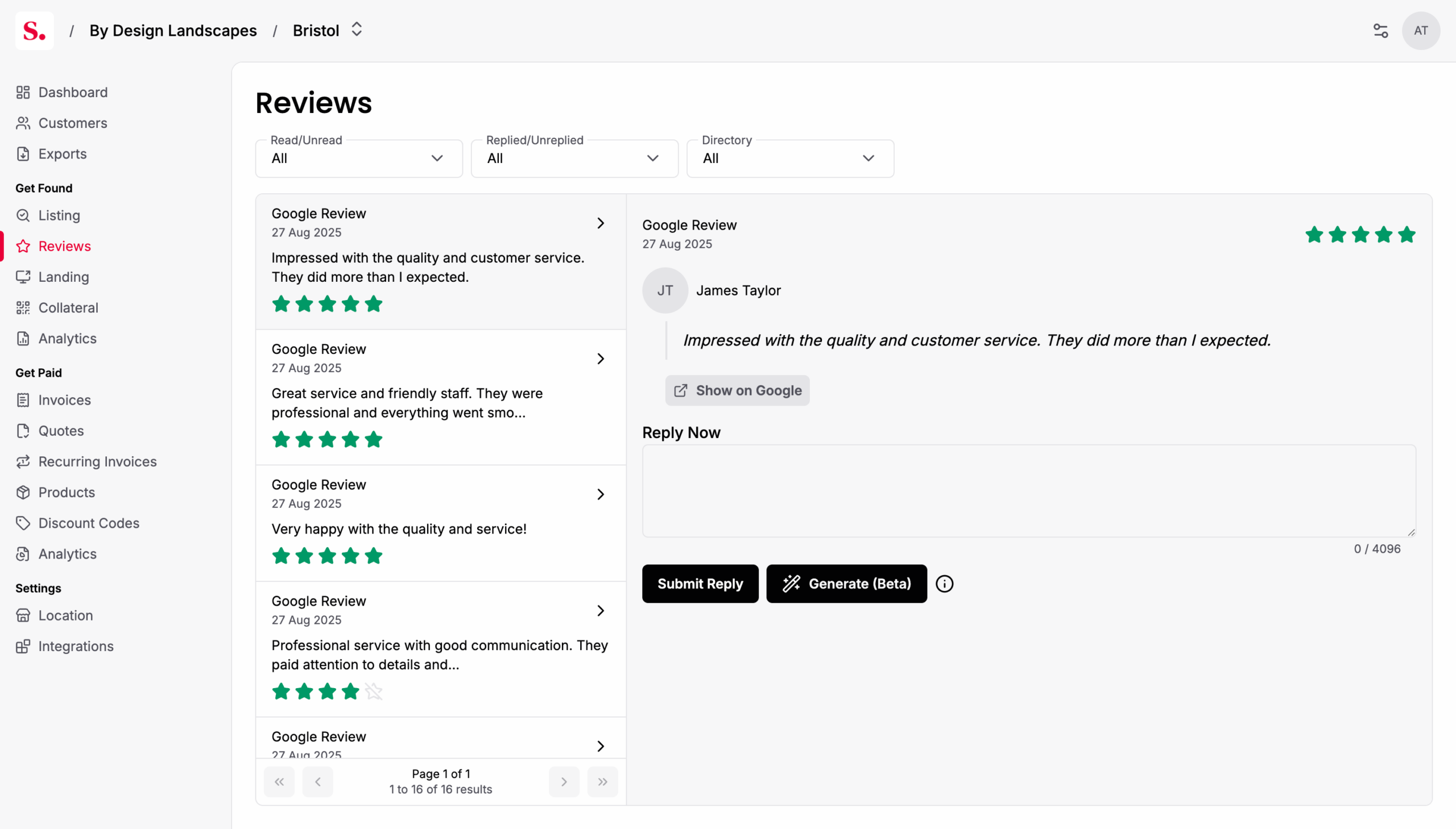 Recent reviews build consumer trust, and improves your businesses online viability. Source: Paydough