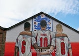 football graffiti in Manchester
