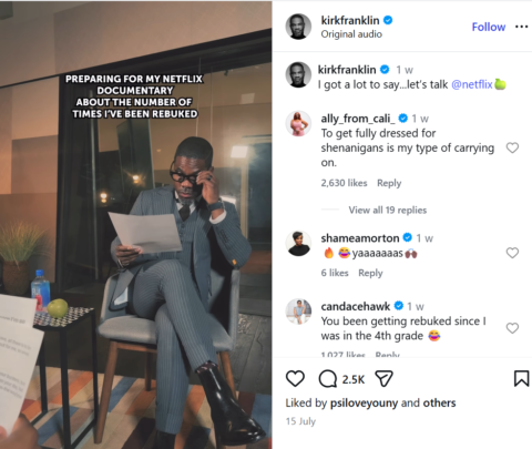 Source: kirkfranklin (Instagram)