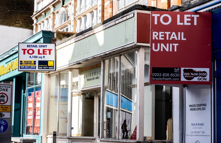 closed down shops UK