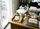 messy home office