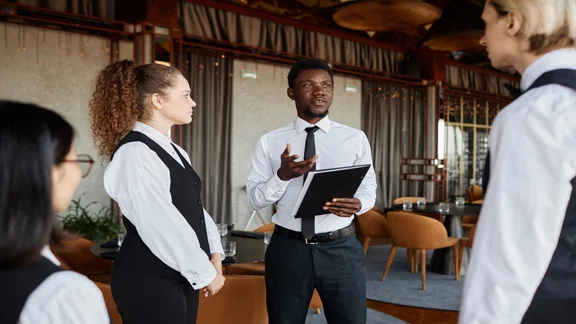 young hospitality workers