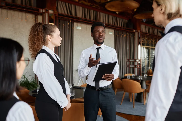 young hospitality workers