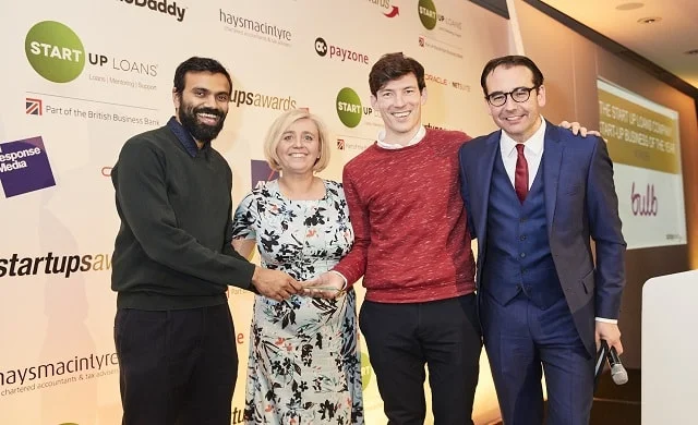 The Start Up Loans Start-Up of the Year Bulb