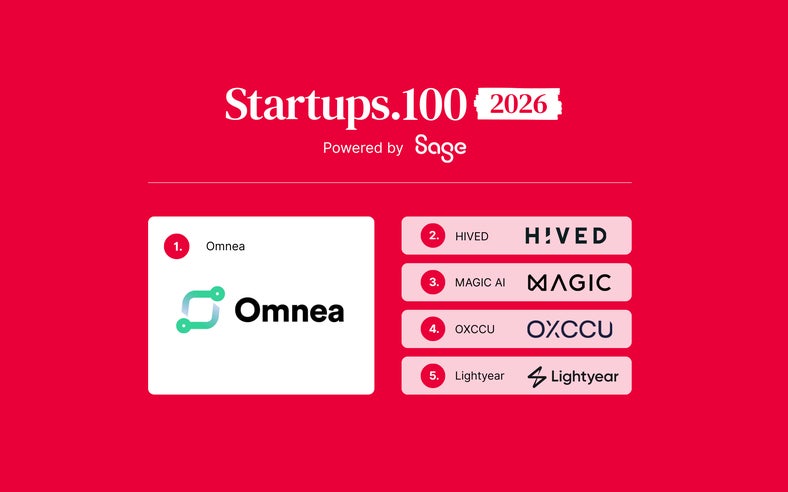 Startups 100 2026 lead carousel image