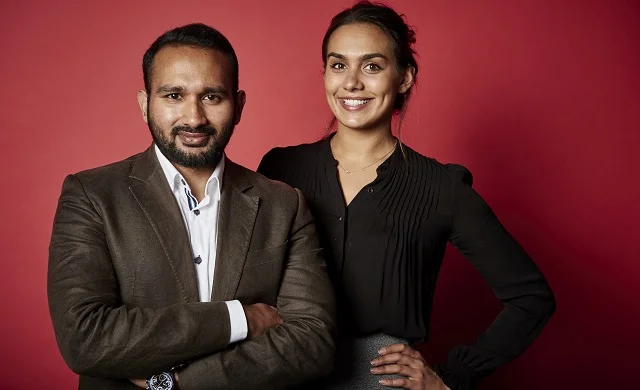 Naushard Jabir and Devika Wood of Vida